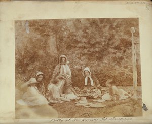 Eine Picknickgruppe von Unknown artist