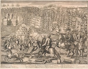 ?Eine Ansicht der Schlacht von Culloden in Schottland?, 1746 von Unknown