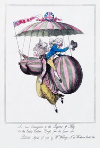 Eine neue Beförderung in den Regionen des Wahnsinns, oder das Ballonkleid der Damen für das Jahr 1786