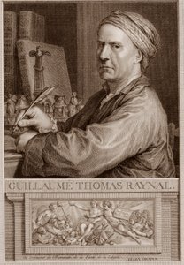 Abt Guillaume Thomas Raynal (1713-1796) englischer Schriftsteller - Gravur nach Charles-Nicolas Cochin II von Unknown artist
