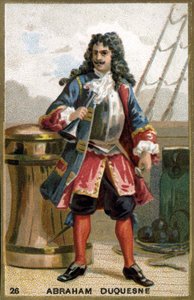 Abraham, Marquis Duquesne (1610 - 1688), französischer Seefahrer. Chromolithographie des 19. Jahrhunderts.