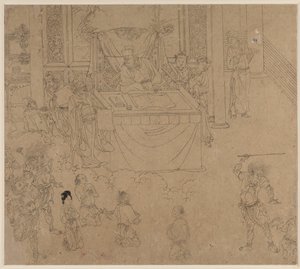 Album der daoistischen und buddhistischen Themen: Könige der Hölle: Blatt 35