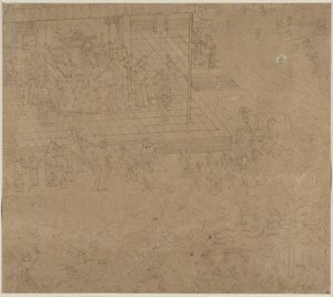 Album der daoistischen und buddhistischen Themen: Könige der Hölle: Blatt 38 von Unknown artist