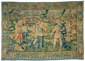 Alexander trifft Thalestris, Königin der Amazonen, aus Die Geschichte von Alexander dem Großen von Unknown artist