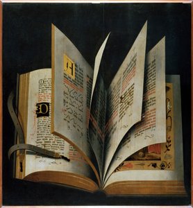Ein geöffnetes liturgisches Buch