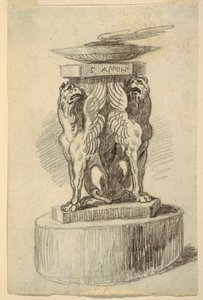Ein Altar, der Apollo gewidmet ist von Unknown artist
