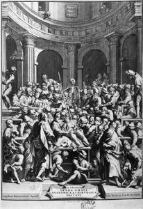 André Vésale (1514-1564), Begründer der modernen Anatomie, Lehrer der Anatomie und Chirurgie (Latein: Andrea Vesalius, Niederländisch: Andries Van Wesel)