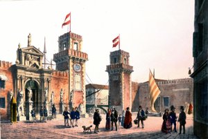 Arsenal von Venedig im 19. Jahrhundert von Unknown artist