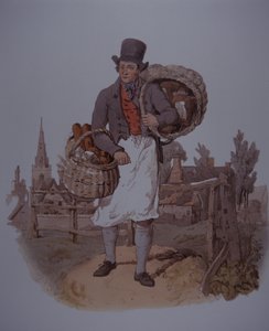 Bäcker liefert Brot, frühes 19. Jahrhundert von Unknown artist