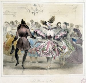 Ball: Die Königin des Balls - 19. Jahrhundert von Unknown artist