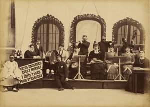 Band spielt auf der Straße von Unknown artist