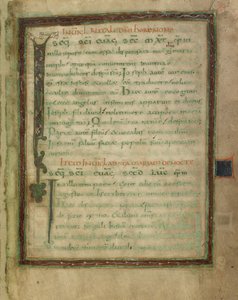 Bifolium aus einem Evangelien-Lektionar (Blätter 5 und 12)