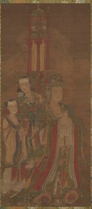 Bodhisattva und Begleiter
