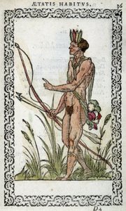Brasilianer - in "Kleidung und Abbildungen" von Jean Sluperius, 1572 von Unknown artist