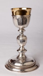 Kelch. Silber- und Goldschmiedekunst. Atelier von Tournai. 18. Jahrhundert
