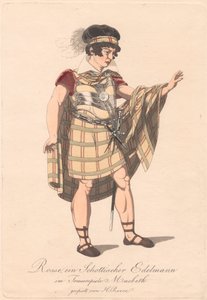Charaktere aus einer deutschen Produktion von Macbeth (eine von sechs Radierungen)