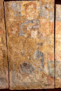 Christus segnet mit zu seinen Füßen die Magdalena, Detail
