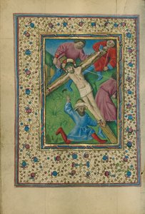 Christus ans Kreuz genagelt