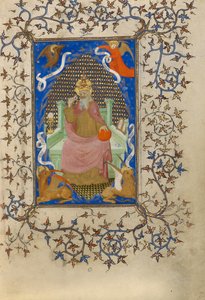 Christus in Majestät umgeben von den Symbolen der vier Evangelisten von Unknown artist