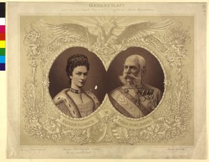 Gedenkblatt zur 40-jährigen Hochzeitsfeier Ihrer Majestät 24. April 1854