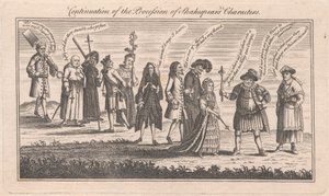 Fortsetzung der Prozession von Shakespeares Charakteren