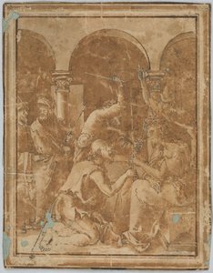 Kopie der Krönung mit den Dornen in der Kleinen Passion von Albrecht Dürer, veröffentlicht 1511