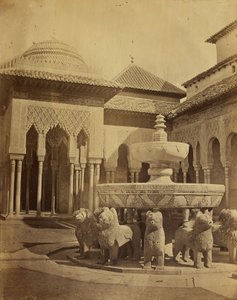Hof der Löwen, Alhambra von Unknown artist
