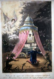 Magische Zeremonie. Buch von 1825. Bibl. Morando, Mailand.