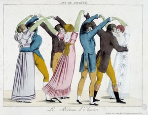 Tanzbewegung genannt „Die Wiege der Liebe“, frühes 19. Jahrhundert