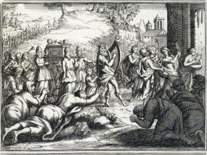 Tanz von David (Altes Testament) von Unknown artist