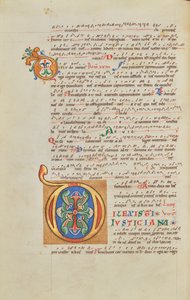 Dekorierter Initialbuchstabe D von Unknown artist