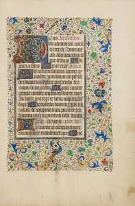 Geschmückte Textseite von Unknown artist