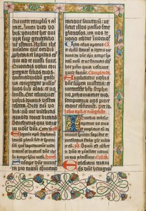 Geschmückte Textseite