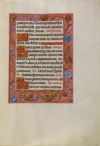 Geschmückte Textseite
