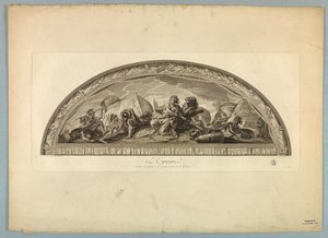 Dekorationen von Lebrun und Mignard im Schloss von Versailles von Unknown artist