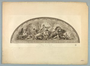 Dekorationen von Lebrun und Mignard im Schloss von Versailles von Unknown artist