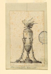 Entwurf für eine Lampe von Unknown artist