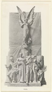 Detail der Skulptur Frieden auf dem Dewey-Bogen, Madison Square, New York von Unknown artist