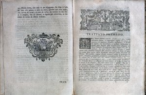 Doppelseite aus einem Musiktraktat von Giuseppe Tartini von Unknown artist