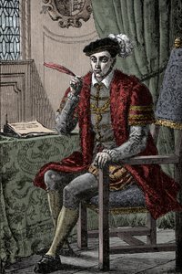 Eduard VI. schreibt sein Tagebuch von Unknown artist