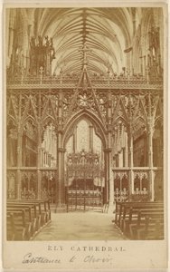 Ely Cathedral. Eingang zum Chor. von Unknown artist