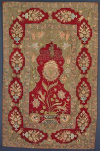 Bestickter armenischer liturgischer Vorhang