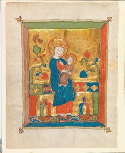 Thronende Madonna mit Kind