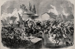 Episode in der Schlacht von Palestro, 31. Mai von Unknown artist