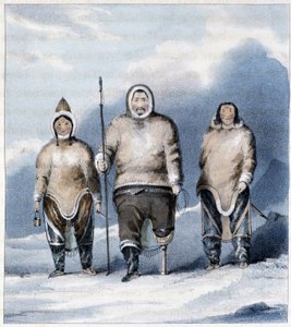 Eskimos: Shulamina, Tulluachiu und Tirikshiu von Unknown artist