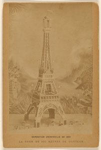 Weltausstellung 1889. Der 300 Meter hohe Turm von Unknown artist