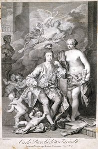 Farinelli (Carlo Broschi, genannt; 1705 - 1782) von Unknown artist