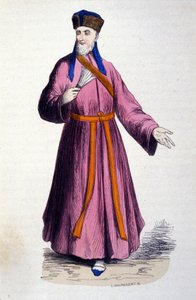 Pater Matteo Ricci (1552-1610), italienischer Jesuit, Gründer der katholischen Mission in China von Unknown artist
