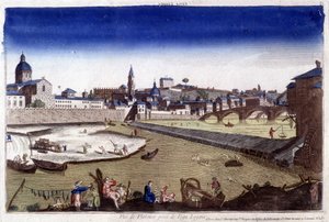 Florenz und der Fluss Arno im 18. Jahrhundert von Unknown artist