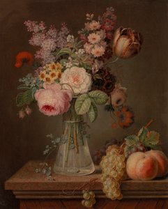 Blumenstück in Glasvase